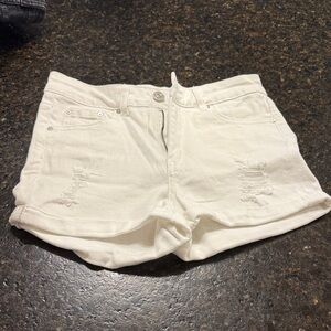 Indigo Rein White Kids Denim Shorts
